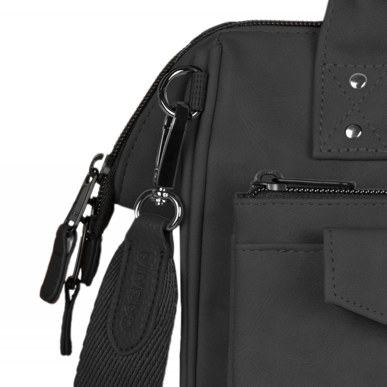 Umhängetasche Crossbody M Le Havre Anthra, Farbe: anthrazit, Marke: Cabaia, EAN: 3667022015633, Abmessungen in cm: 26x20x11, Bild 6 von 6