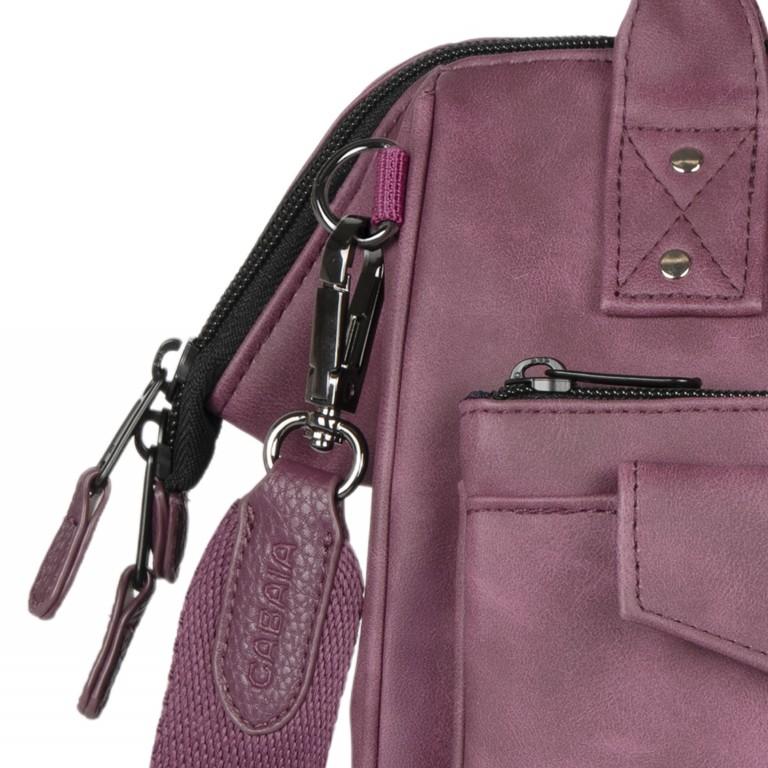Umhängetasche Crossbody M Delhi Fuchsia, Farbe: rosa/pink, Marke: Cabaia, EAN: 3667022013950, Abmessungen in cm: 26x20x11, Bild 6 von 6
