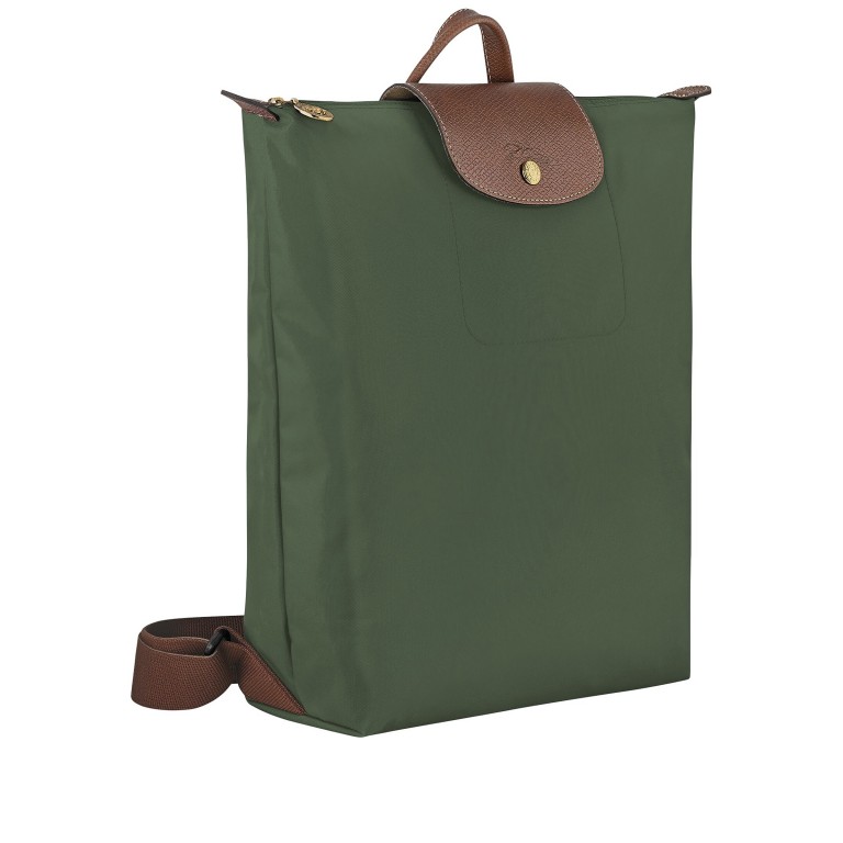 Rucksack Le Pliage 089-10284 Englischgrün, Farbe: grün/oliv, Marke: Longchamp, EAN: 3597922787333, Abmessungen in cm: 26x37x11, Bild 2 von 7