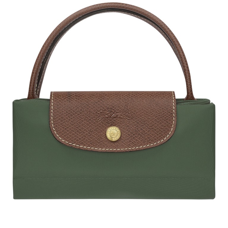 Handtasche Le Pliage S Englischgrün, Farbe: grün/oliv, Marke: Longchamp, EAN: 3597922786831, Abmessungen in cm: 23x22x14, Bild 6 von 7