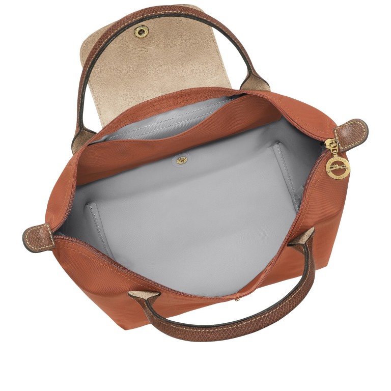 Handtasche Le Pliage S Ziegelrot, Farbe: orange, Marke: Longchamp, EAN: 3597922786862, Abmessungen in cm: 23x22x14, Bild 5 von 7