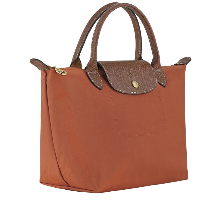 Handtasche Le Pliage S Ziegelrot, Farbe: orange, Marke: Longchamp, EAN: 3597922786862, Abmessungen in cm: 23x22x14, Bild 2 von 7
