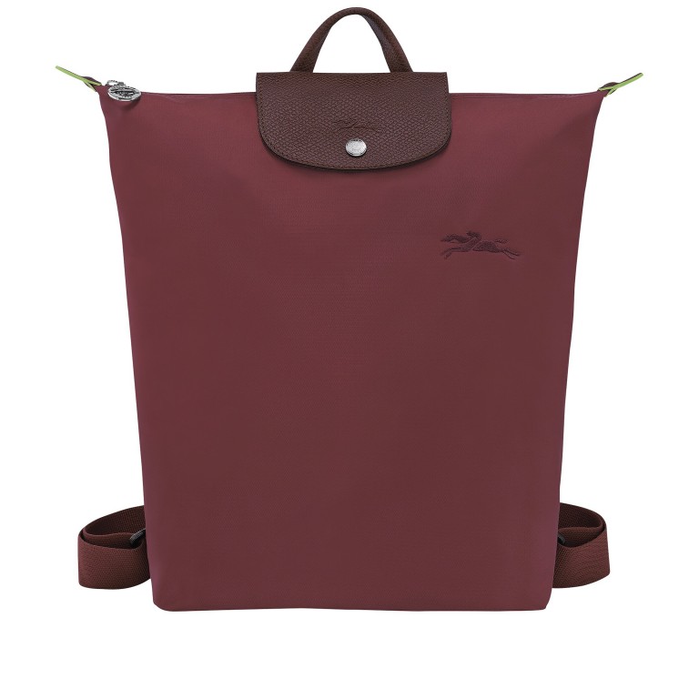 Rucksack Le Pliage Green 919-10284 Granatapfel, Farbe: rot/weinrot, Marke: Longchamp, EAN: 3597922787401, Abmessungen in cm: 28x34x10, Bild 1 von 7