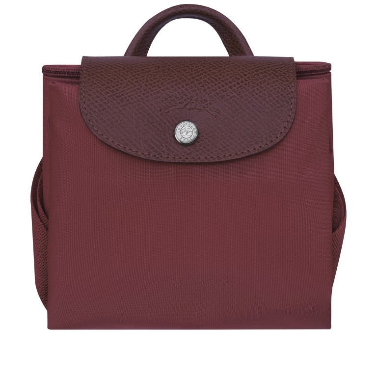 Rucksack Le Pliage Green 919-10284 Granatapfel, Farbe: rot/weinrot, Marke: Longchamp, EAN: 3597922787401, Abmessungen in cm: 28x34x10, Bild 6 von 7