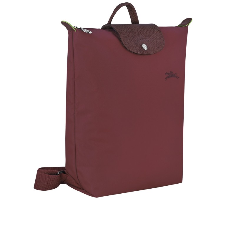 Rucksack Le Pliage Green 919-10284 Granatapfel, Farbe: rot/weinrot, Marke: Longchamp, EAN: 3597922787401, Abmessungen in cm: 28x34x10, Bild 2 von 7