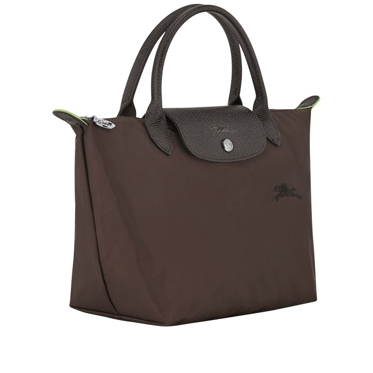 Handtasche Le Pliage Green Handtasche S Mokka, Farbe: braun, Marke: Longchamp, EAN: 3597922788811, Abmessungen in cm: 23x22x14, Bild 2 von 7