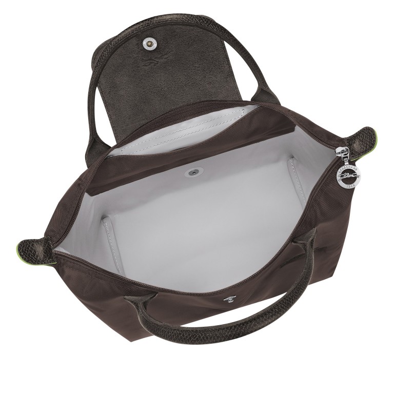 Handtasche Le Pliage Green Handtasche S Mokka, Farbe: braun, Marke: Longchamp, EAN: 3597922788811, Abmessungen in cm: 23x22x14, Bild 5 von 7