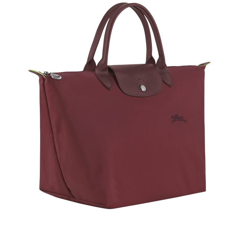 Handtasche Le Pliage Green Handtasche M Granatapfel, Farbe: rot/weinrot, Marke: Longchamp, EAN: 3597922786992, Abmessungen in cm: 30x28x20, Bild 2 von 6