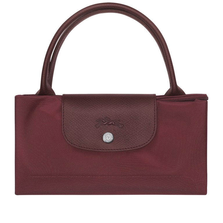 Handtasche Le Pliage Green Handtasche M Granatapfel, Farbe: rot/weinrot, Marke: Longchamp, EAN: 3597922786992, Abmessungen in cm: 30x28x20, Bild 6 von 6
