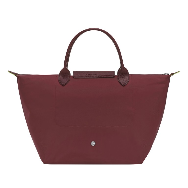 Handtasche Le Pliage Green Handtasche M Granatapfel, Farbe: rot/weinrot, Marke: Longchamp, EAN: 3597922786992, Abmessungen in cm: 30x28x20, Bild 3 von 6