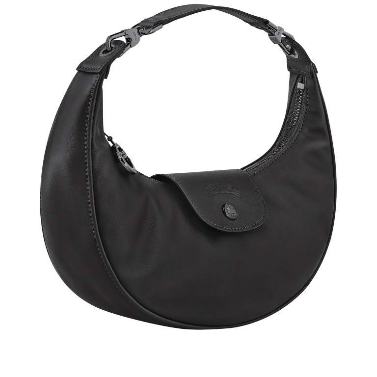 Beuteltasche Le Pliage Xtra S Black, Farbe: schwarz, Marke: Longchamp, EAN: 3597922784370, Abmessungen in cm: 27x12x8.5, Bild 2 von 5