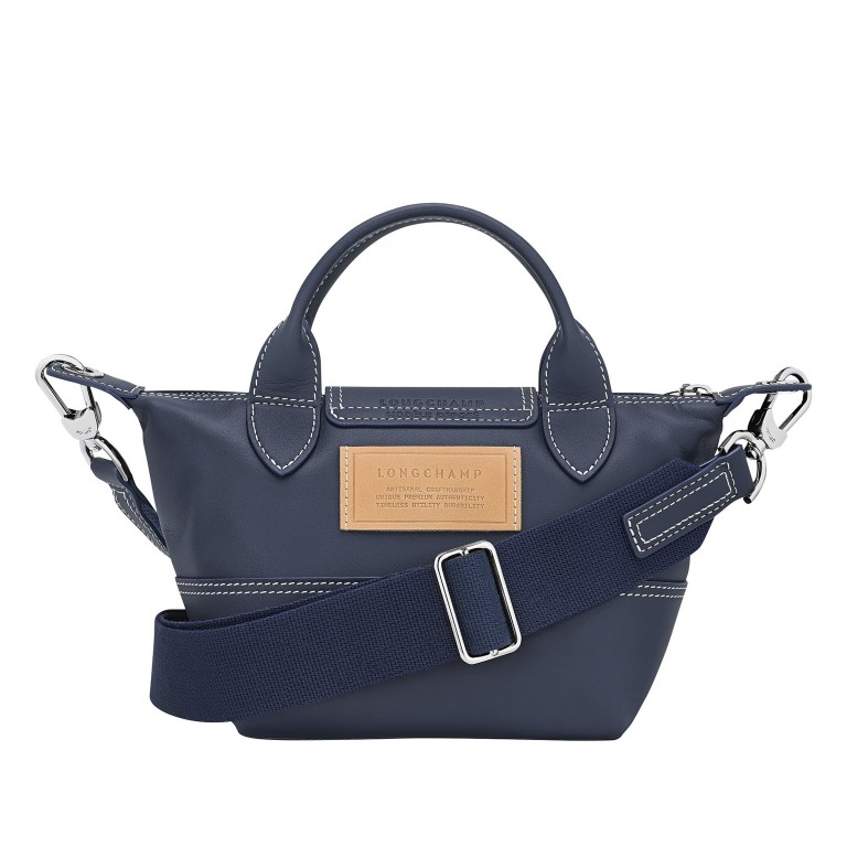 Umhängetasche Le Pliage Xtra XS HGS-1500 Marine, Farbe: blau/petrol, Marke: Longchamp, EAN: 3597922791378, Abmessungen in cm: 17x14x10, Bild 3 von 7