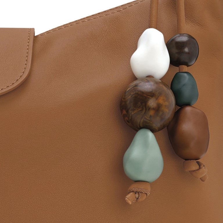 Umhängetasche Le Pliage M Céramique Cashew, Farbe: cognac, Marke: Longchamp, EAN: 3597922797677, Abmessungen in cm: 31.5x25x11, Bild 6 von 6
