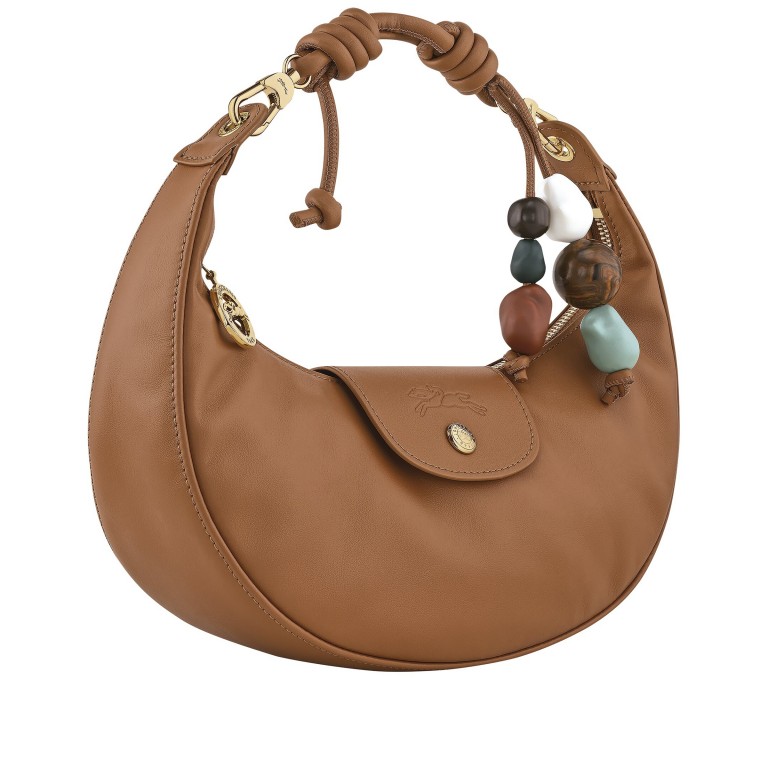 Beuteltasche Le Pliage Xtra M Céramique Cashew, Farbe: cognac, Marke: Longchamp, EAN: 3597922797721, Abmessungen in cm: 27x12x8.5, Bild 2 von 5