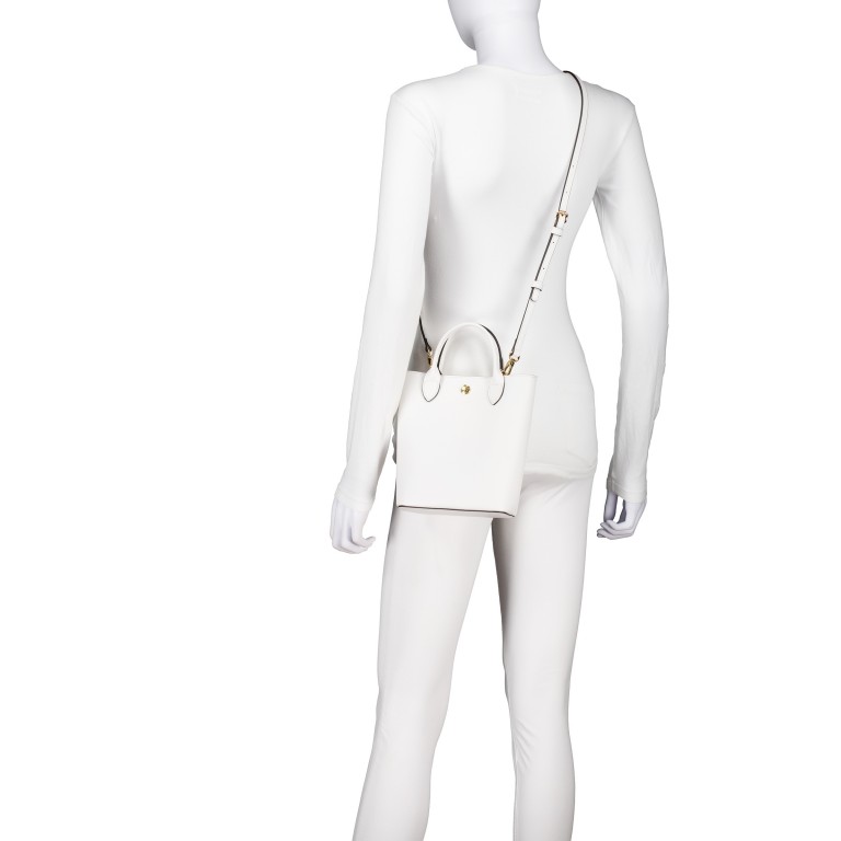 Handtasche Epure XS Weiß, Farbe: weiß, Marke: Longchamp, EAN: 3597922789818, Abmessungen in cm: 16x20.5x7, Bild 6 von 7