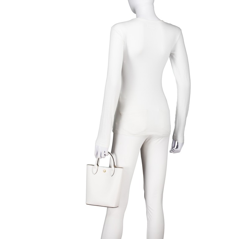 Handtasche Epure XS Weiß, Farbe: weiß, Marke: Longchamp, EAN: 3597922789818, Abmessungen in cm: 16x20.5x7, Bild 4 von 7