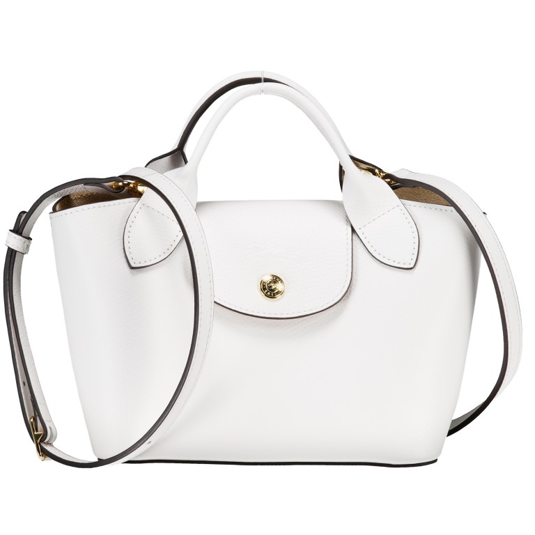 Handtasche Epure S Blanc, Farbe: weiß, Marke: Longchamp, EAN: 3597922791538, Abmessungen in cm: 18.5x15x7.5, Bild 1 von 6