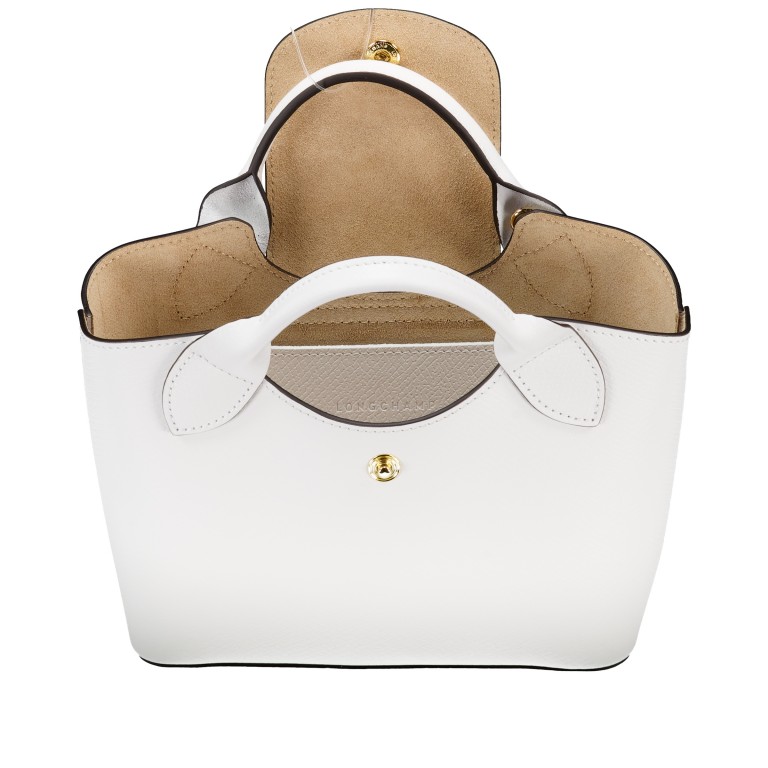 Handtasche Epure S Blanc, Farbe: weiß, Marke: Longchamp, EAN: 3597922791538, Abmessungen in cm: 18.5x15x7.5, Bild 5 von 6