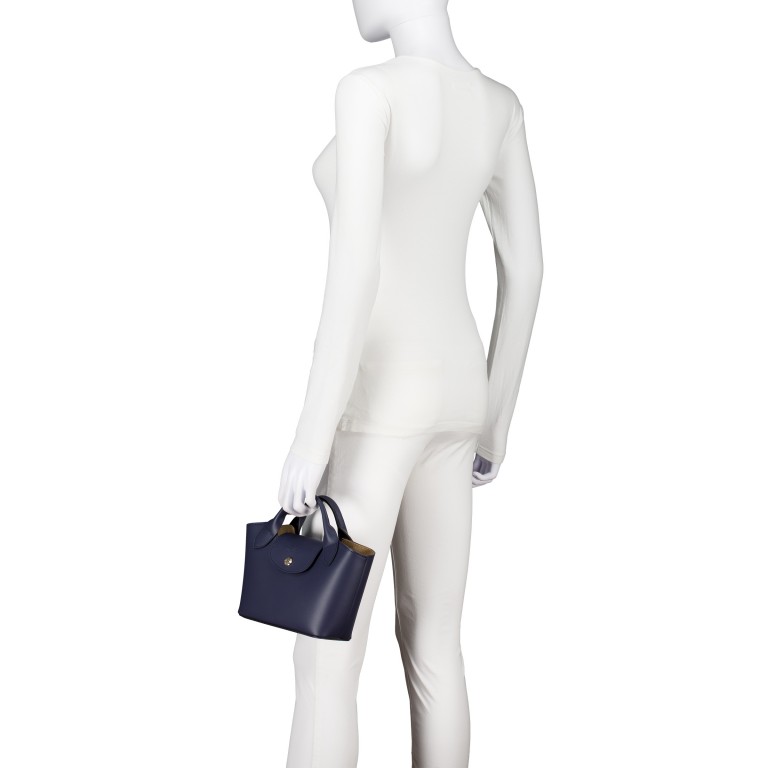Umhängetasche Epure XS Marine, Farbe: blau/petrol, Marke: Longchamp, EAN: 3597922791224, Abmessungen in cm: 19x15x7.5, Bild 4 von 8