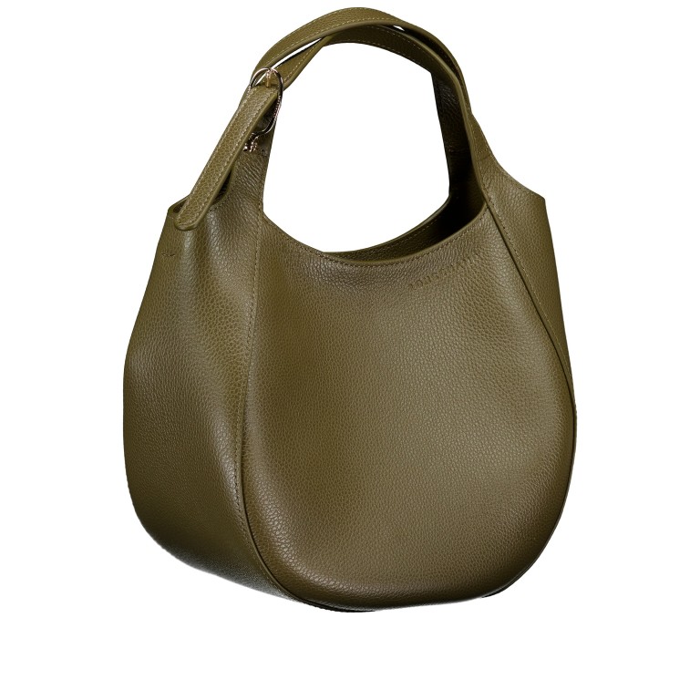 Umhängetasche Le Foulonné 021-10328 Capre, Farbe: grün/oliv, Marke: Longchamp, EAN: 3597922799114, Abmessungen in cm: 24x19x12, Bild 2 von 5