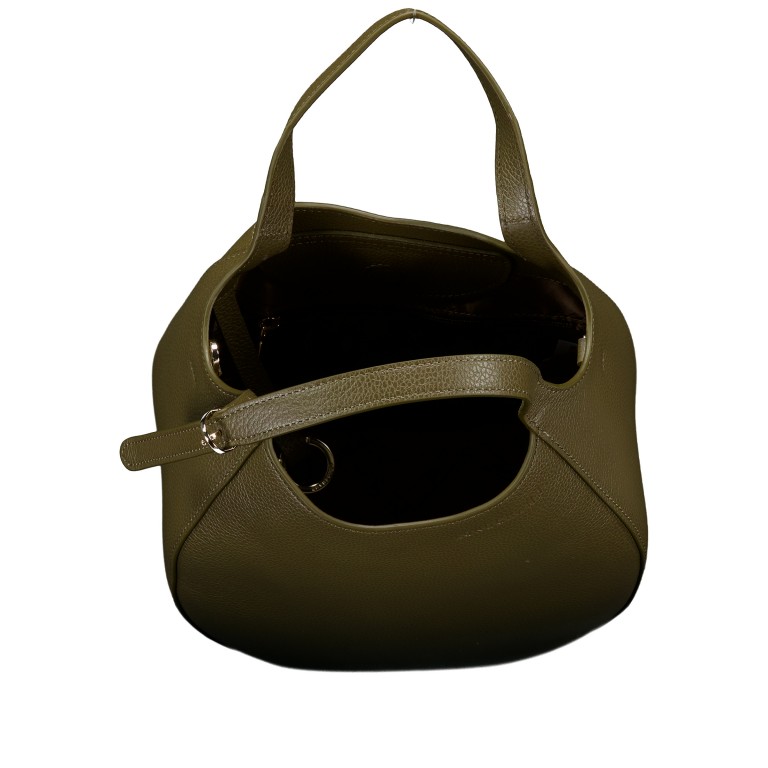 Umhängetasche Le Foulonné 021-10328 Capre, Farbe: grün/oliv, Marke: Longchamp, EAN: 3597922799114, Abmessungen in cm: 24x19x12, Bild 5 von 5