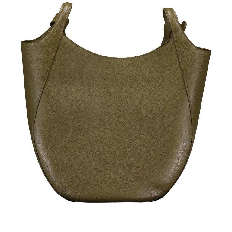 Beuteltasche Le Foulonné 021-10330 Capre, Farbe: grün/oliv, Marke: Longchamp, EAN: 3597922799350, Abmessungen in cm: 31x30x8, Bild 3 von 5