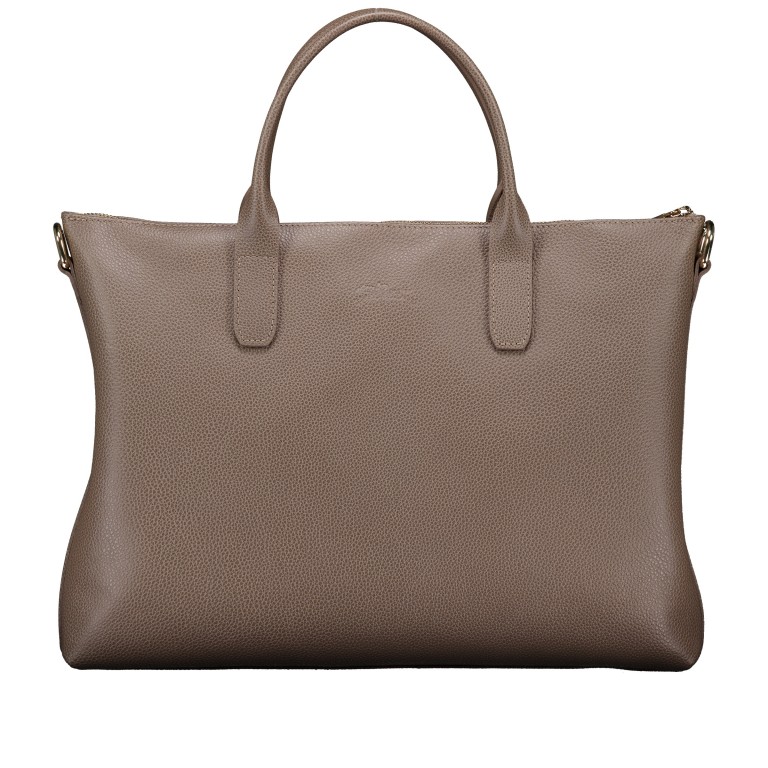 Handtasche / Aktentasche Le Foulonné S Taupe, Farbe: taupe/khaki, Marke: Longchamp, EAN: 3597922798575, Abmessungen in cm: 38x28x7, Bild 3 von 5