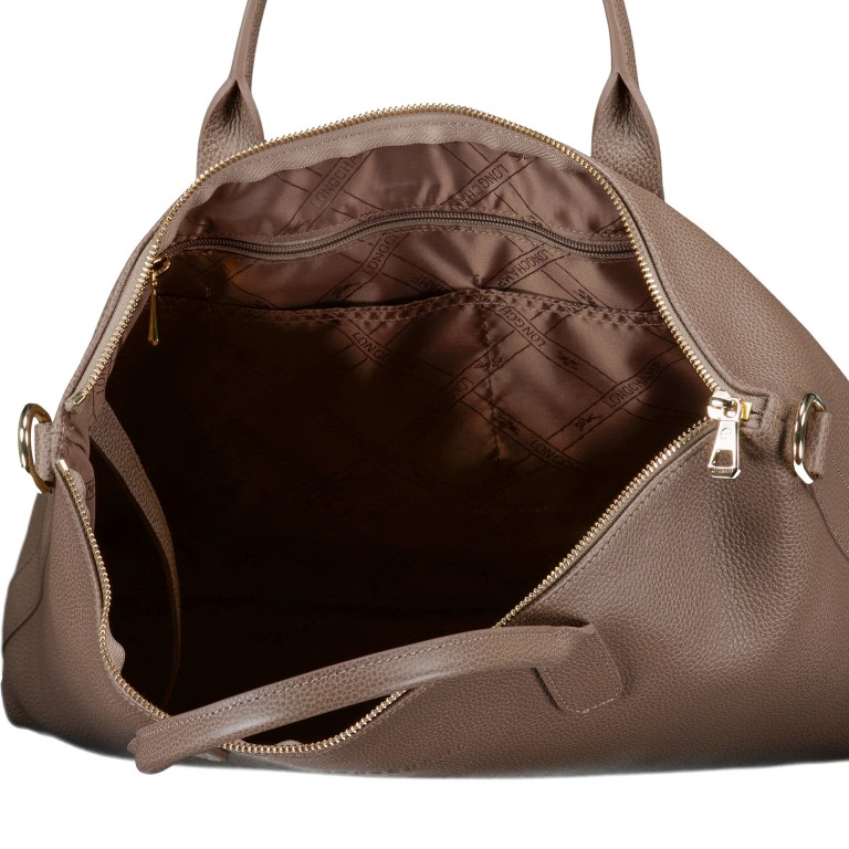 Handtasche / Aktentasche Le Foulonné S Taupe, Farbe: taupe/khaki, Marke: Longchamp, EAN: 3597922798575, Abmessungen in cm: 38x28x7, Bild 5 von 5