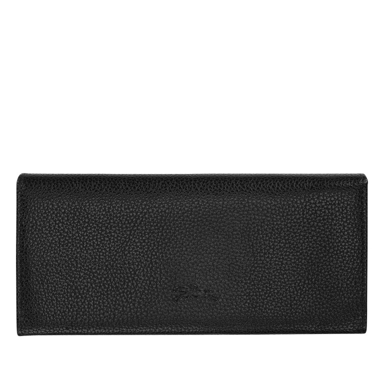Geldbörse Le Foulonné 021-30050 Black, Farbe: schwarz, Marke: Longchamp, EAN: 3597922795734, Abmessungen in cm: 19.5x9x2, Bild 2 von 3