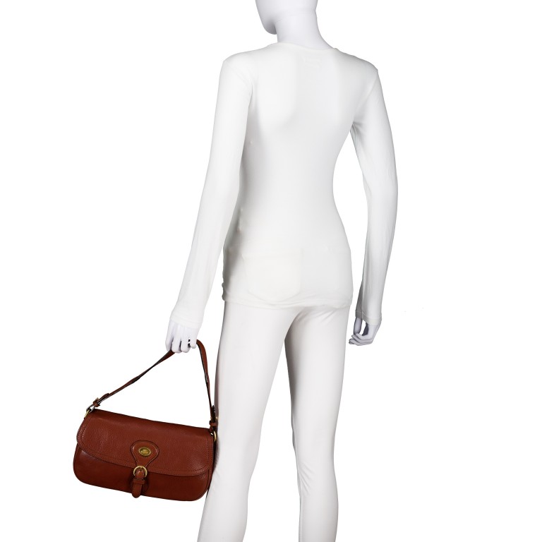Umhängetasche Isadora Marrone, Farbe: cognac, Marke: The Bridge, EAN: 8033748578502, Abmessungen in cm: 32x20x7.5, Bild 4 von 9