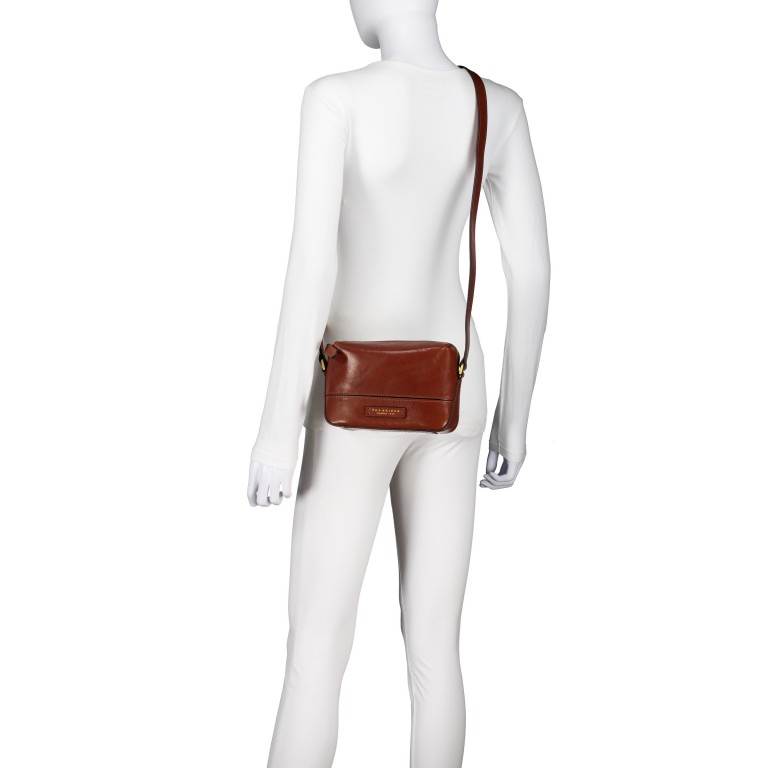 Umhängetasche Iolanda Marrone, Farbe: cognac, Marke: The Bridge, EAN: 8033748578663, Abmessungen in cm: 21x13.5x6.5, Bild 5 von 7