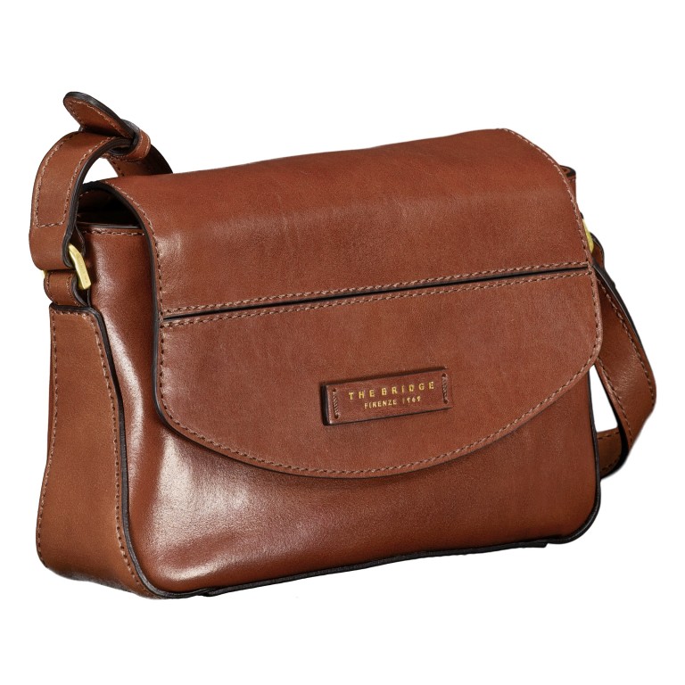 Umhängetasche Iolanda Marrone, Farbe: cognac, Marke: The Bridge, EAN: 8033748578748, Abmessungen in cm: 23x17x7, Bild 2 von 6