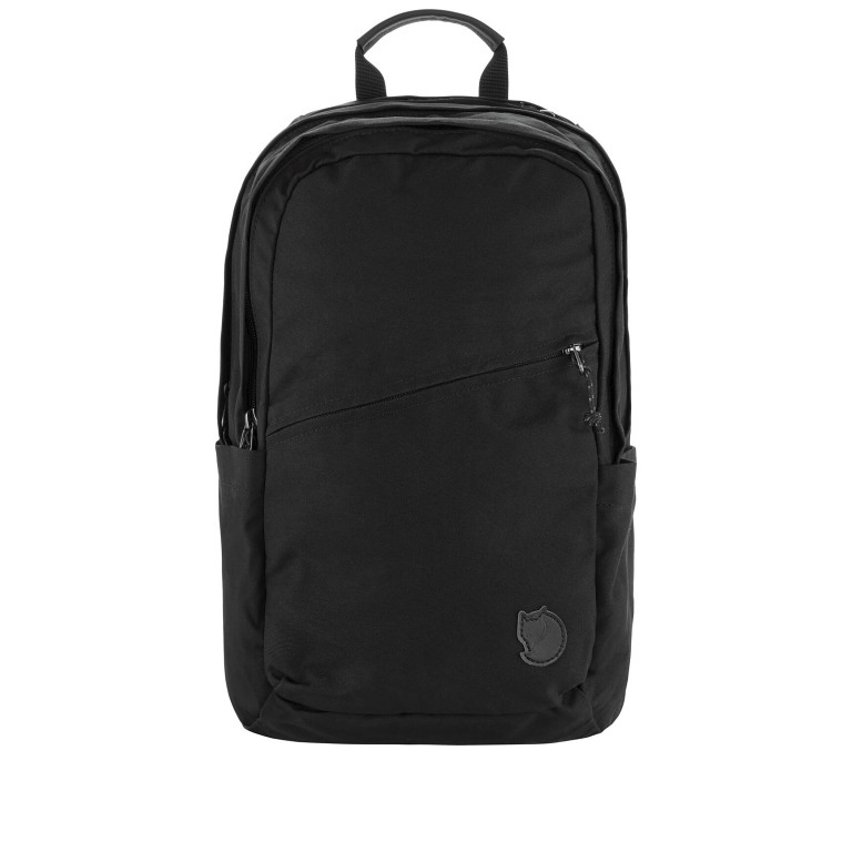 Rucksack Räven mit Laptopfach 15 Zoll Volumen 20 Liter Black Black, Farbe: schwarz, Marke: Fjällräven, EAN: 7323451110290, Abmessungen in cm: 34x42x15.5, Bild 1 von 8