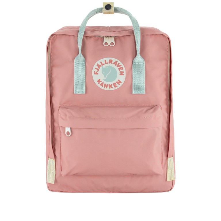 Rucksack Kånken Koncept Limited Edition Pink Mint Green, Farbe: rosa/pink, Marke: Fjällräven, EAN: 7323451110146, Abmessungen in cm: 27.5x36x12, Bild 1 von 6