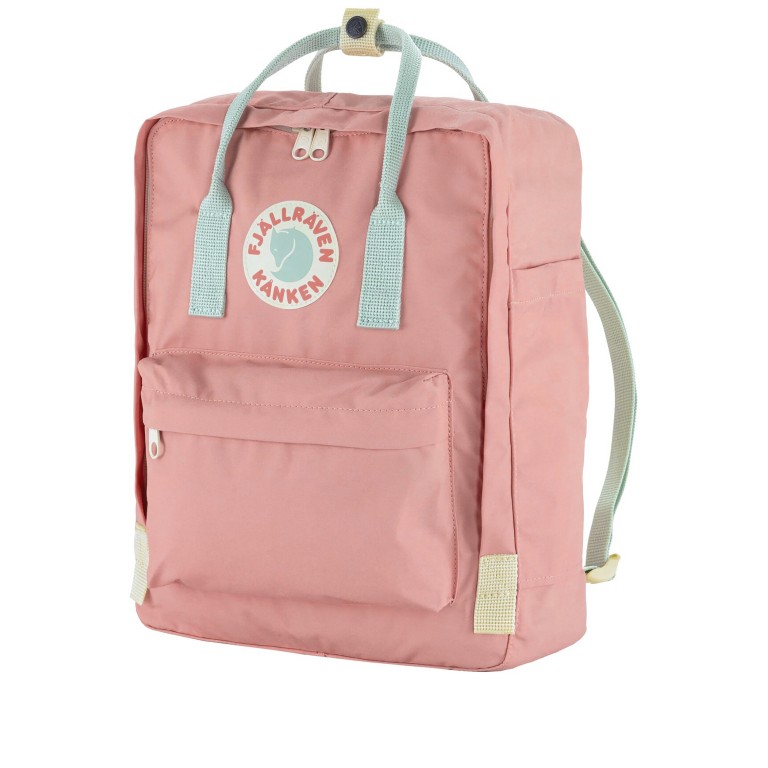 Rucksack Kånken Koncept Limited Edition Pink Mint Green, Farbe: rosa/pink, Marke: Fjällräven, EAN: 7323451110146, Abmessungen in cm: 27.5x36x12, Bild 2 von 6