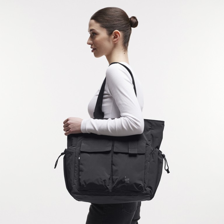 Shopper Mellow Tote Bag Black, Farbe: schwarz, Marke: Got Bag, EAN: 4262457055088, Abmessungen in cm: 36x40x12, Bild 4 von 9