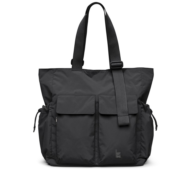 Shopper Mellow Tote Bag Black, Farbe: schwarz, Marke: Got Bag, EAN: 4262457055088, Abmessungen in cm: 36x40x12, Bild 1 von 9