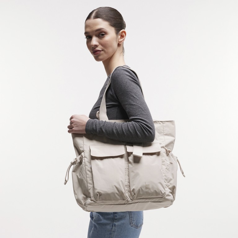 Shopper Mellow Tote Bag Soft Shell, Farbe: beige, Marke: Got Bag, EAN: 4262457055095, Abmessungen in cm: 36x40x12, Bild 4 von 9
