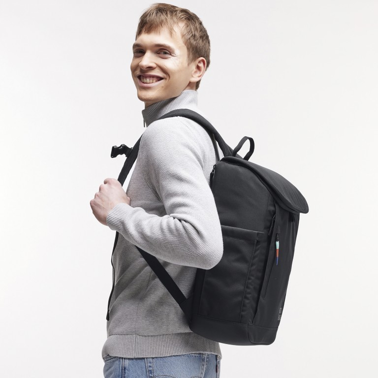 Rucksack Serene Pack mit Laptopfach 16 Zoll Black, Farbe: schwarz, Marke: Got Bag, EAN: 4262457054814, Abmessungen in cm: 29x43x14, Bild 6 von 9