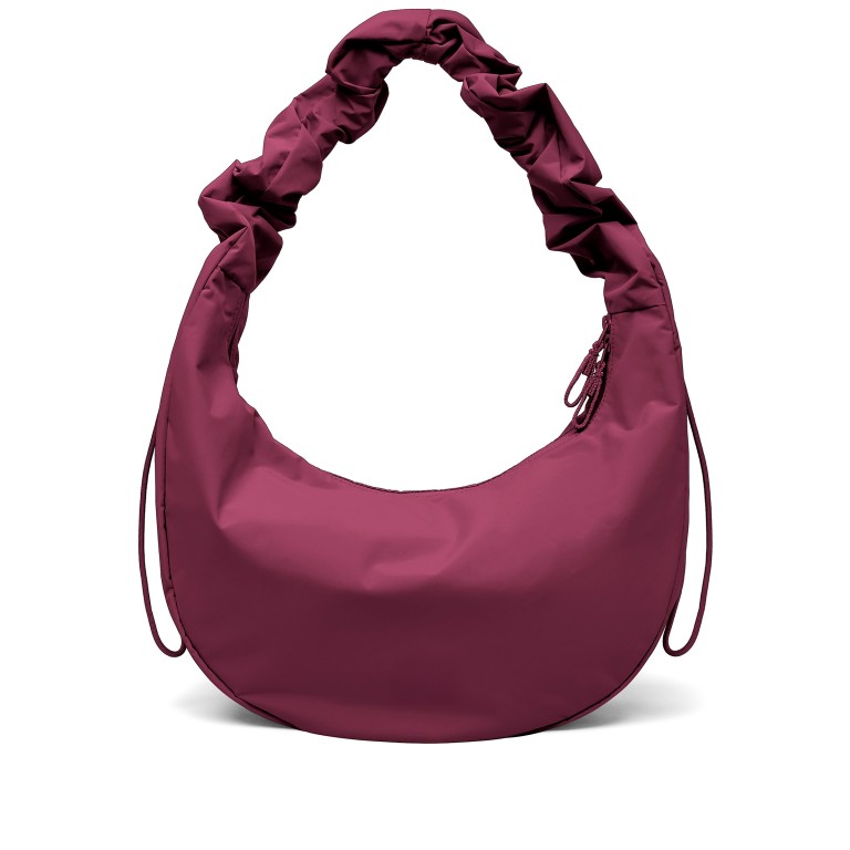 Beuteltasche Moon Bag Ruffle Monochrome Kraken, Farbe: rot/weinrot, Marke: Got Bag, EAN: 4262457053107, Abmessungen in cm: 40x22x15.5, Bild 4 von 10
