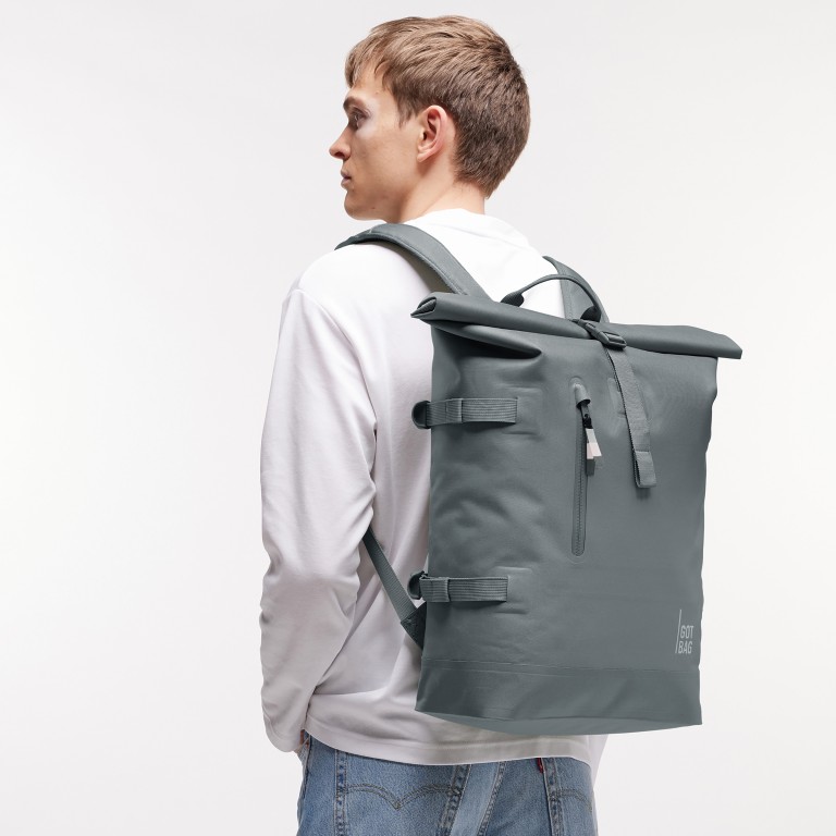 Rucksack Rolltop 2.0 Monochrome Basalt, Farbe: grau, Marke: Got Bag, EAN: 4262457054302, Abmessungen in cm: 33x43x16, Bild 7 von 13