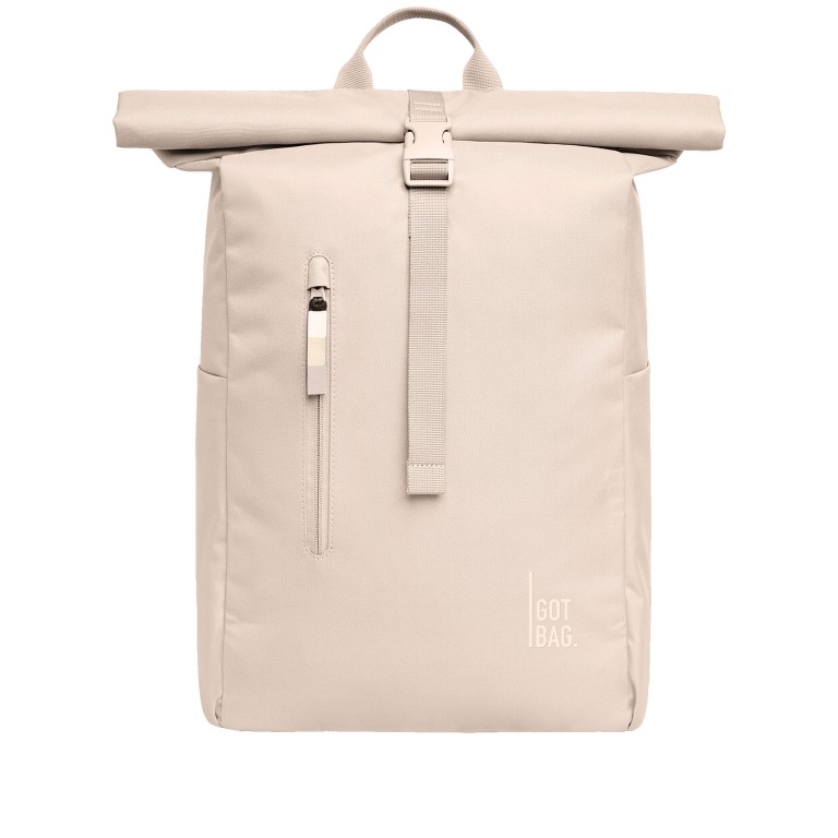 Rucksack Rolltop Easy Monochrome CREME/Clam, Farbe: beige, Marke: Got Bag, EAN: 4262457054272, Abmessungen in cm: 30x42x15, Bild 1 von 10