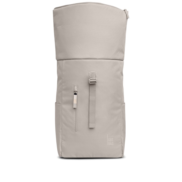 Rucksack Rolltop Easy Monochrome Clam, Farbe: beige, Marke: Got Bag, EAN: 4262457054272, Abmessungen in cm: 30x42x15, Bild 7 von 10