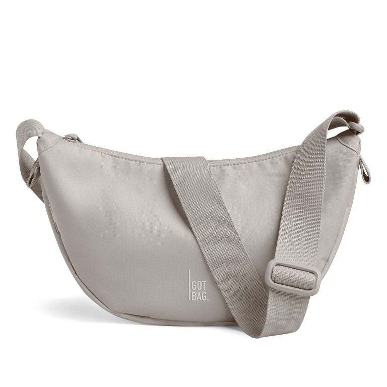 Umhängetasche Moon Bag Small Monochrome Clam, Farbe: beige, Marke: Got Bag, EAN: 4262457054289, Abmessungen in cm: 32x18x9, Bild 1 von 7