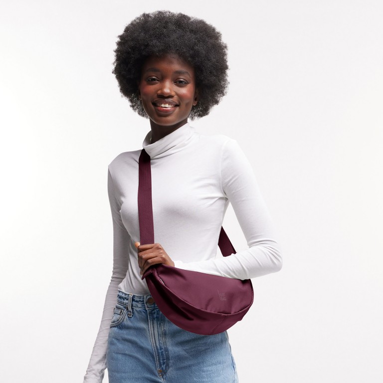 Umhängetasche Moon Bag Small Monochrome Kraken, Farbe: rot/weinrot, Marke: Got Bag, EAN: 4262457054395, Abmessungen in cm: 32x18x9, Bild 4 von 7