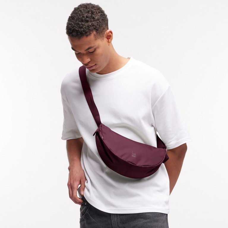 Umhängetasche Moon Bag Small Monochrome Kraken, Farbe: rot/weinrot, Marke: Got Bag, EAN: 4262457054395, Abmessungen in cm: 32x18x9, Bild 5 von 7