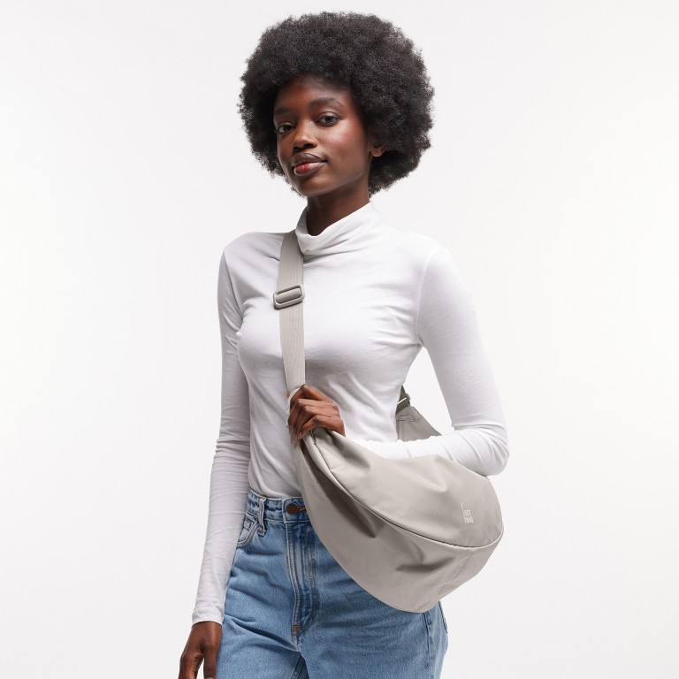 Beuteltasche Moon Bag Large Monochrome Clam, Farbe: beige, Marke: Got Bag, EAN: 4262457054296, Abmessungen in cm: 45x30x15, Bild 4 von 7