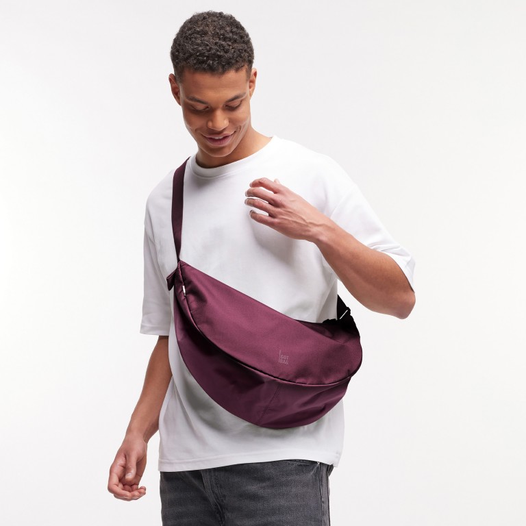 Beuteltasche Moon Bag Large Monochrome Kraken, Farbe: rot/weinrot, Marke: Got Bag, EAN: 4262457054401, Abmessungen in cm: 45x30x15, Bild 5 von 7