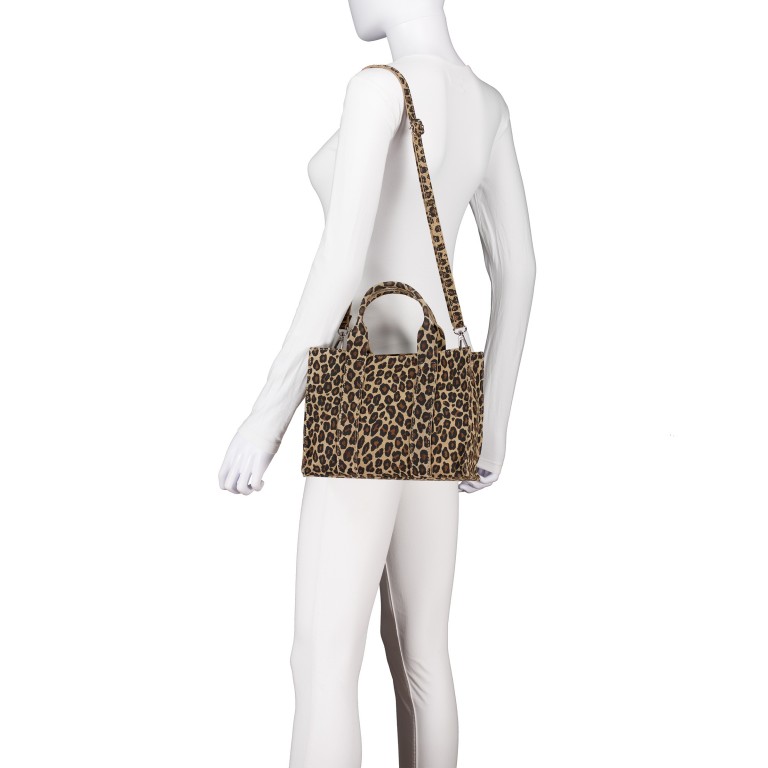 Handtasche Leo Hellbraun, Farbe: braun, Marke: Hausfelder Manufaktur, EAN: 4065646027336, Abmessungen in cm: 25.5x19x11, Bild 5 von 7