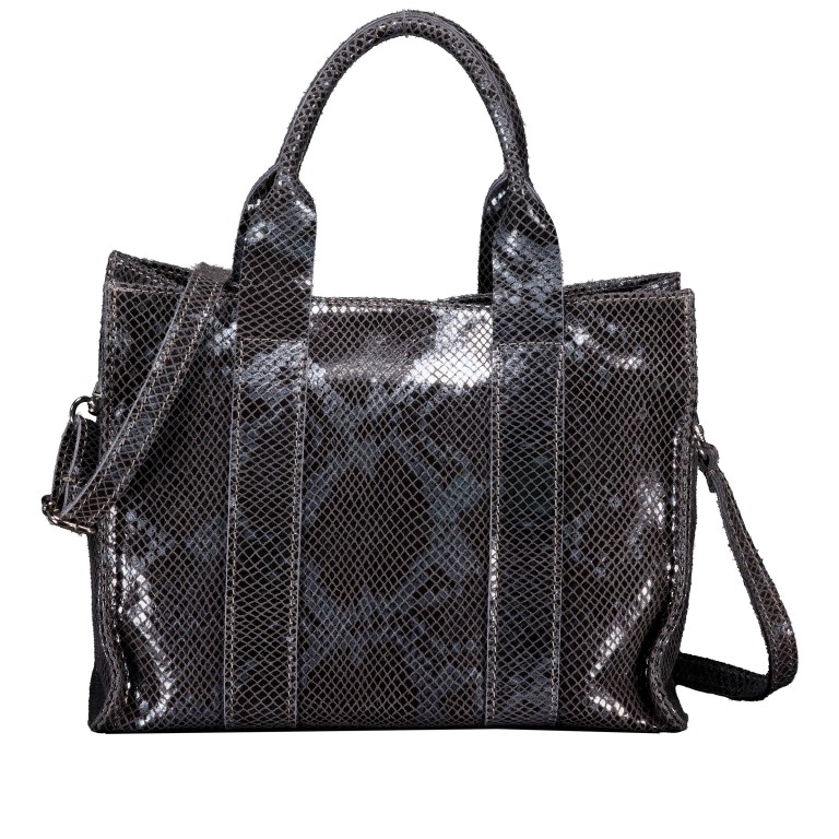 Handtasche Snake Anthra, Farbe: anthrazit, Marke: Hausfelder Manufaktur, EAN: 4065646027343, Abmessungen in cm: 25.5x19x11, Bild 1 von 7